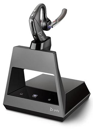 Bluetooth-гарнітура poly voyager 5200 office + base (original 100%) by plantronics