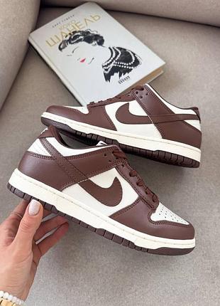 Стильні жіночі кросівки nike sb dunk brown