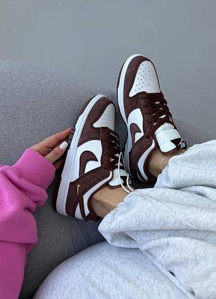 Кросівки жіночі nike sb dunk | sail red sepia