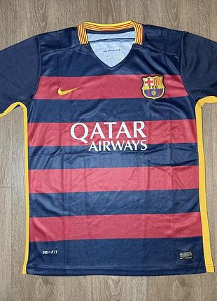 Футбольна футболка barcelona home 2015/16 nike розмір l