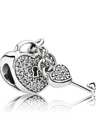 Серебряная подвеска-шарм пандора 791429cz