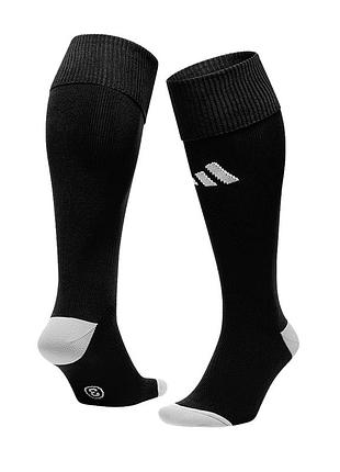 Гетры футбольные игровые milano 23 sock, черные, размер 43-45 (ht6538-43-45)
