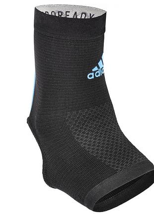 Бандаж на гомілкостоп adidas climacool, компресійна підтримка, s обхват щиколотки 24-29 см, (adsu-13311bl-s)