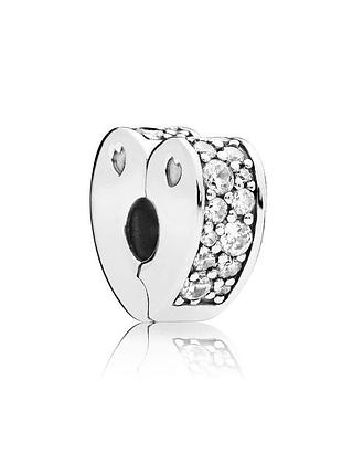 Серебряный шарм пандора-клипса пандора 797020cz