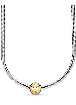 Серебряное колье 368004