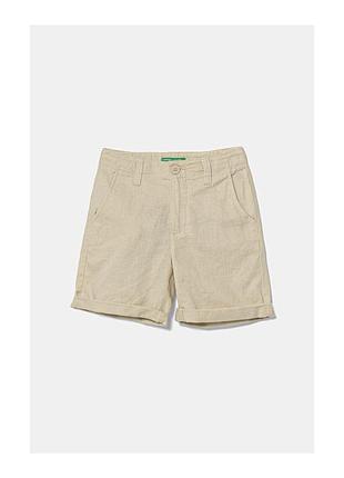 Женские шорты united colors of benetton бежевые хлопковые чиносы m