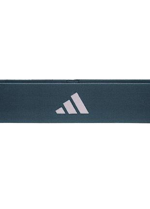 Еспандер стрічка adidas, heavy, стрічка опору для ніг, сили та відновлення (adtb-10705bl)