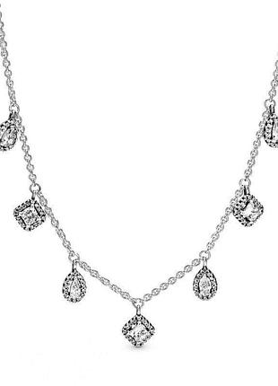 Серебряное колье 398495c01