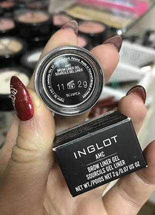 Гелевая подводка для бровей 11 inglot інглот инглот помада підводка2 фото