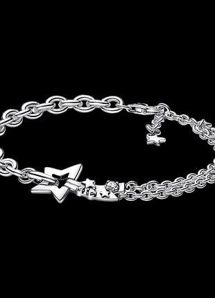 Срібний браслет пандора "зірка, що падає" 592409c01