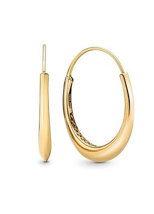Серебряные серьги «экзотические кольца» 268070