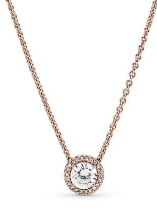 Ожерелье pandorа "сияющий ореол" 386240cz