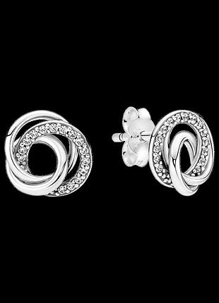 Серебряные серьги "семья всегда" 291076c01