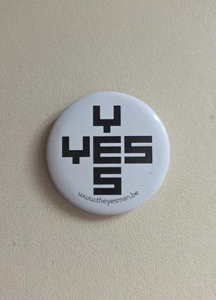 Значок із чорним геометричним дизайном «yes»