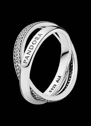 Серебряное кольцо pandora 196547cz