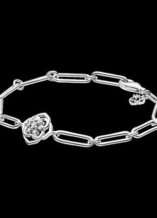 Серебряный браслет pandora "лепестки розы" 599409c01