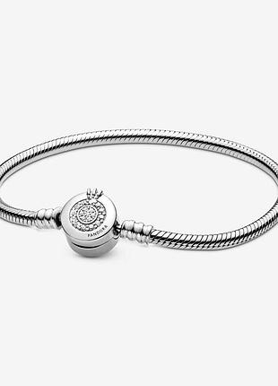 Серебряный браслет пандора"корона" 599046c01 23