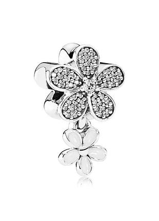 Серебряная подвеска-шарм пандора 792098cz