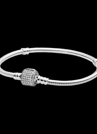 Серебряный срібний браслет пандора 590723cz 22