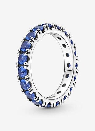 Серебряное кольцо pandora "блестящая строка" 190050c02 56
