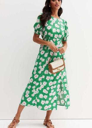 Міді плаття з натуральної тканини new look🌿