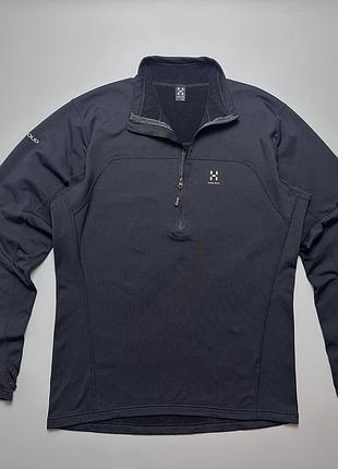 Haglofs mens netcloud 1/3 zip flece sweat