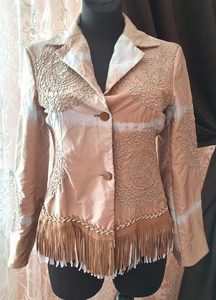 Лакшери эксклюзивная невероятная куртка ermanno scervino италия
