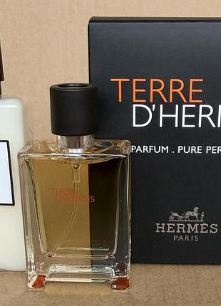 Hermes terre d'hermes parfum подарунковий набір