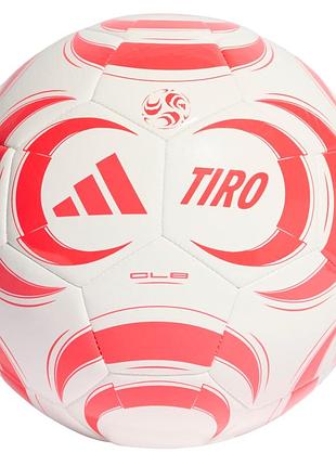 М’яч футбольний adidas tiro club, розмір 4, тренувальний, універсальний, для тренувань і аматорської гри (jw1531-4)