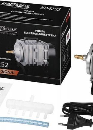 Насос електромагнітний kd4252 20w для акваріума та ставка 2100 л/год