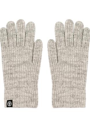 Рукавички жіночі зимові fashion к102 сіро-білі сенсорні, 9" / 23 см., сірий 4661413