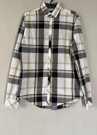 Стильная мужская рубашка в клетку we fashion medium