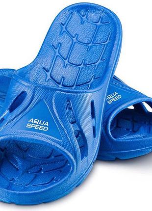 Шльопанці дитячі aqua speed alabama для басейну та пляжу легкі eva антиковзкі 31 (18.8 см ) сині (507-01-31)