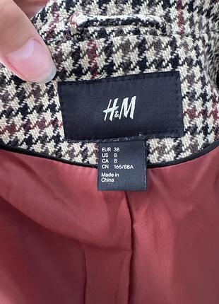 Піджак жіночий h&m у клітинку