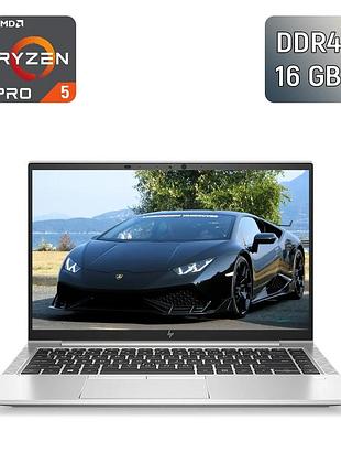 Ультрабук hp elitebook 845 g7 / 14" (1920x1080) ips / amd ryzen 5 pro 4650u (6 (12) ядер по 2.1 - 4.0 ghz) / 16 gb ddr4 / 256 gb