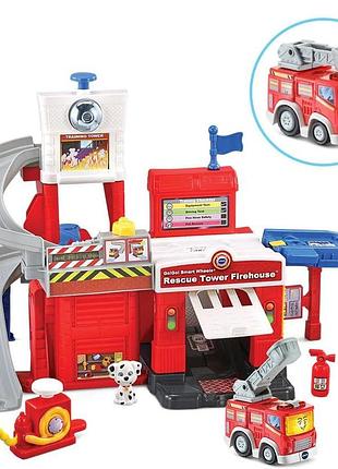 Інтерактивна пожежна станція vtech baby tut tut bólidos parque de bomberos зі звуком, світлом і пожежною машиною