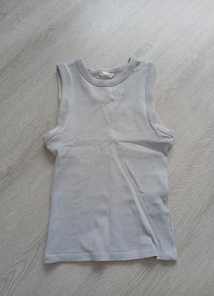 Майка zara нежно голубая m