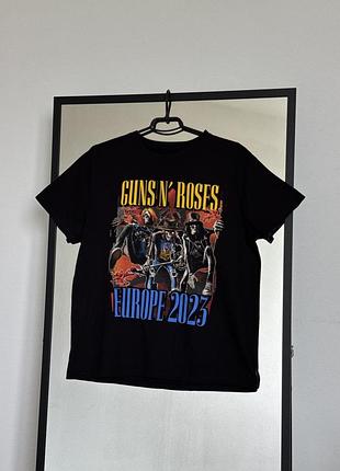 Футболка мерч guns n’ roses europe 2023 розмір l