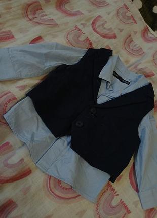 Продам новый праздничный комплект next для мальчика 🤍💙