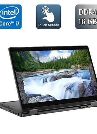 Ноутбук-трансформер dell latitude 5300 2 in 1 / 13.3" (1920x1080) ips touch / intel core i7-8665u (4 (8) ядра по 1.9 - 4.8 ghz) /