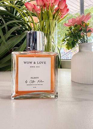 Парфюм-блеск для волос с шиммером flirt by olga fileva wow &amp; love 60ml