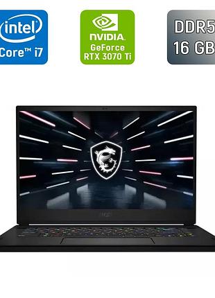 Ігровий ноутбук msi stealth gs 66 12ugs / 15.6" (1920x1080) ips / intel core i7-12700h (14 (20) ядер по 3.5 - 4.7 ghz) / 16 gb