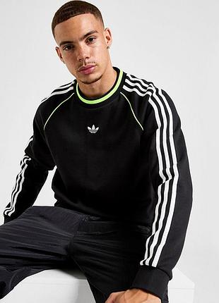 Світшот adidas adicolor piping crewneck jw5918(оригінал)