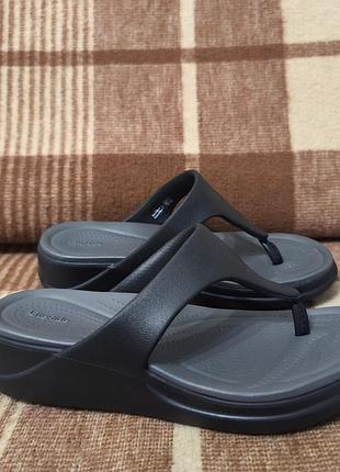 Женские тапки шлепанцы вьетнамки кроксы crocs