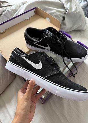 Stefan janoski нові кеди чорні замша оригінал