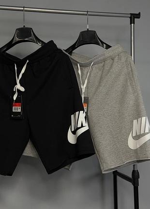 Чоловічі шорти nike чорні / сірі