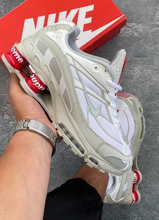 Nike shox ride 2sp supreme white/red