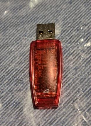 Флешка 4 гб красная 2.87/9.43 phison ps2251-50 ps2250