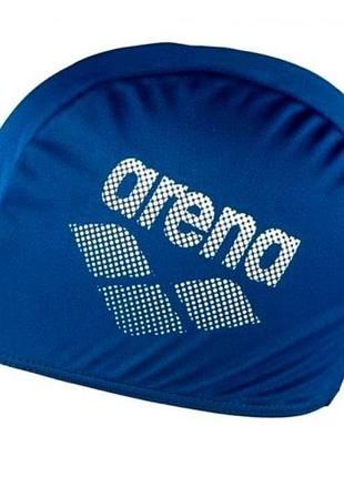 Шапочка для плавания arena polyester ii (002467-710) полиэстер, для тренировок,синий