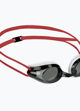 Очки для плавания детские arenatracks jr (1e559-041) uv-защита, anti-fog 6-12 лет красно-черный
